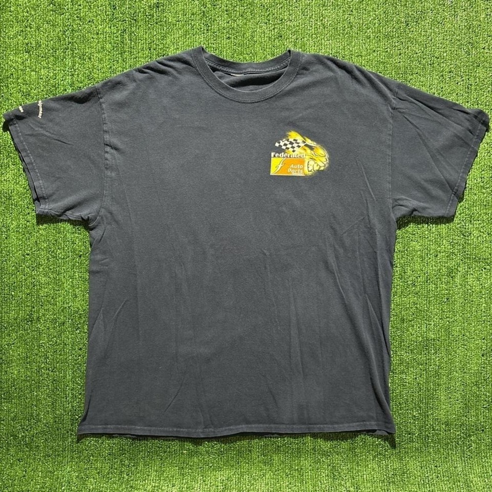 y2k hellcat graphic racing t-shirt Mens Size XL